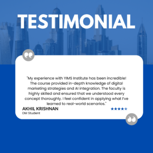 Blue and White Digitalism Testimonial Instagram Post